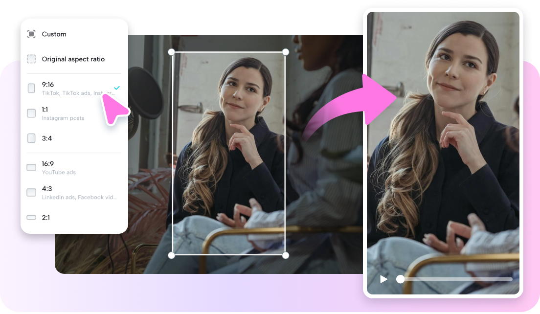 Fit the frame perfectly for consistency